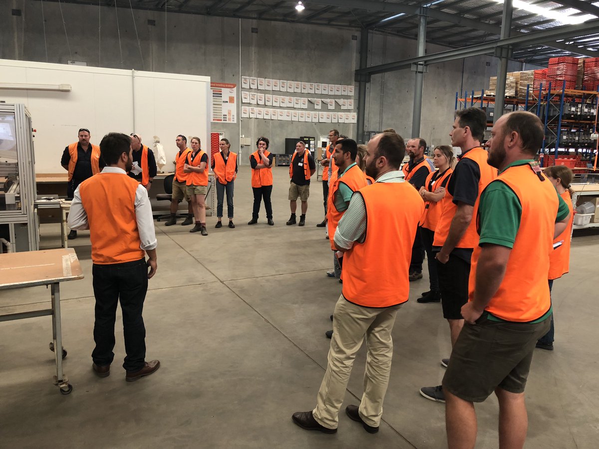 AgXtra's tweet photo. #Trialsafe attendees were privileged to go on a tour of the @Intergrain facility at Bibra Lake. Thank you for hosting Trialsafe and for the tour! @AgXtra #Intergrain @EldersLimited @Landmark_AU @SyngentaANZ @Bayer4CropsAU @NufarmAustralia @EurofinsAgro and #SARDI. https://t.co/SN2wRibTKN