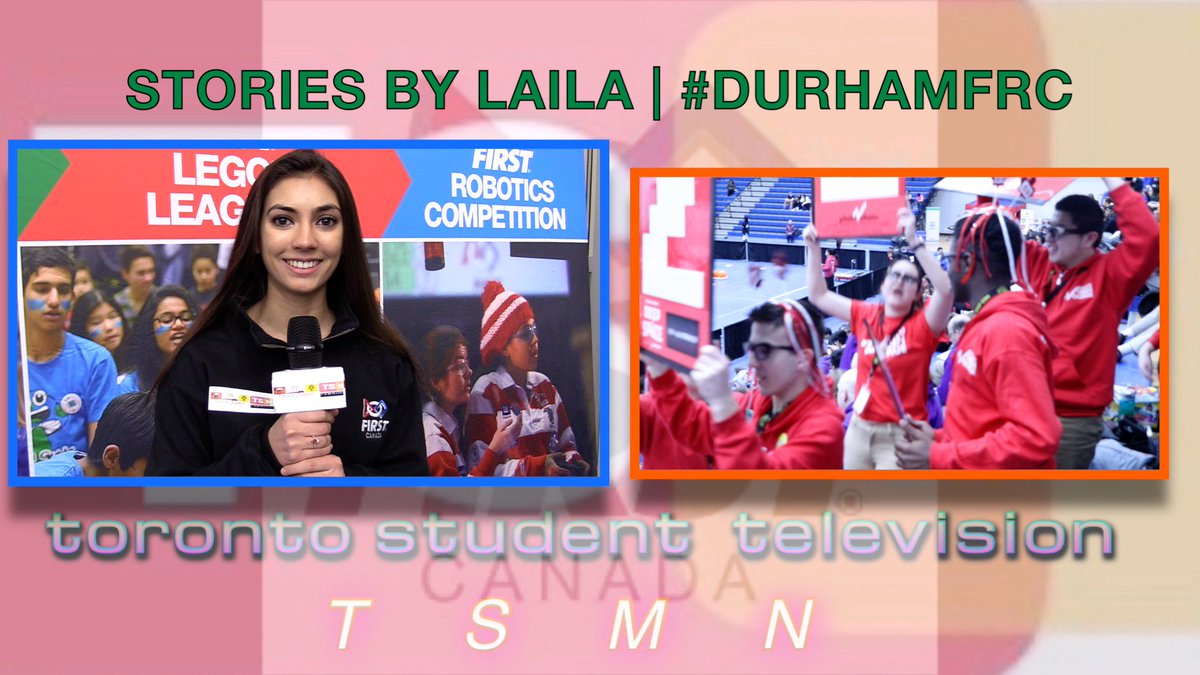 We're streaming #storiesby @lailafhobbs all this week on #YouTube and #IGTV from the @CANFIRST @FRCTeams #DurhamFRC event @durhamcollege #stemequity #womenandgirlsinSTEM #diverstiy #excellence #Storiesbystudents #StoriesAboutStudents