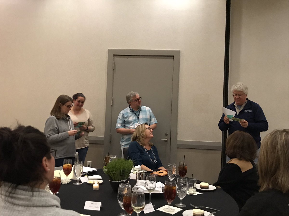 ncties's tweet photo. Celebrating @ACheneyAppState and her 20 years on the NCTIES Board! Thank you, Amy! https://t.co/KQN330NBg6