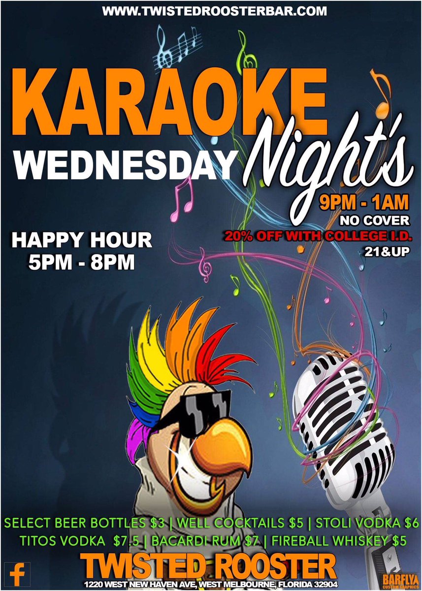 jimitflorida's tweet photo. .@Jimmayboy55 @FloridaTech @EasternFlorida #CollegeStudent #discountoffer #karaoke @twistedbarfl https://t.co/3eQ1XQJ8fe https://t.co/n9V4JsiDqG