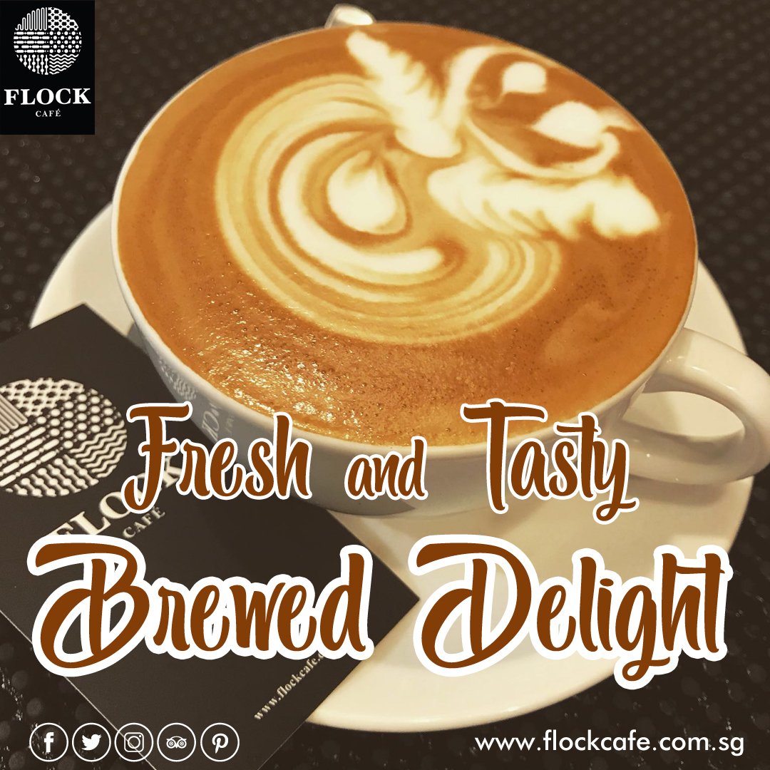 flockcafespore's tweet photo. #flockcafesg #tasty #fresh #cafe #cool #coffeepic #picoftheday #coffee #cafetime #coffeelover #instacoffee #drink  #cafelover 🍵 https://t.co/Foh2vH3YNM
