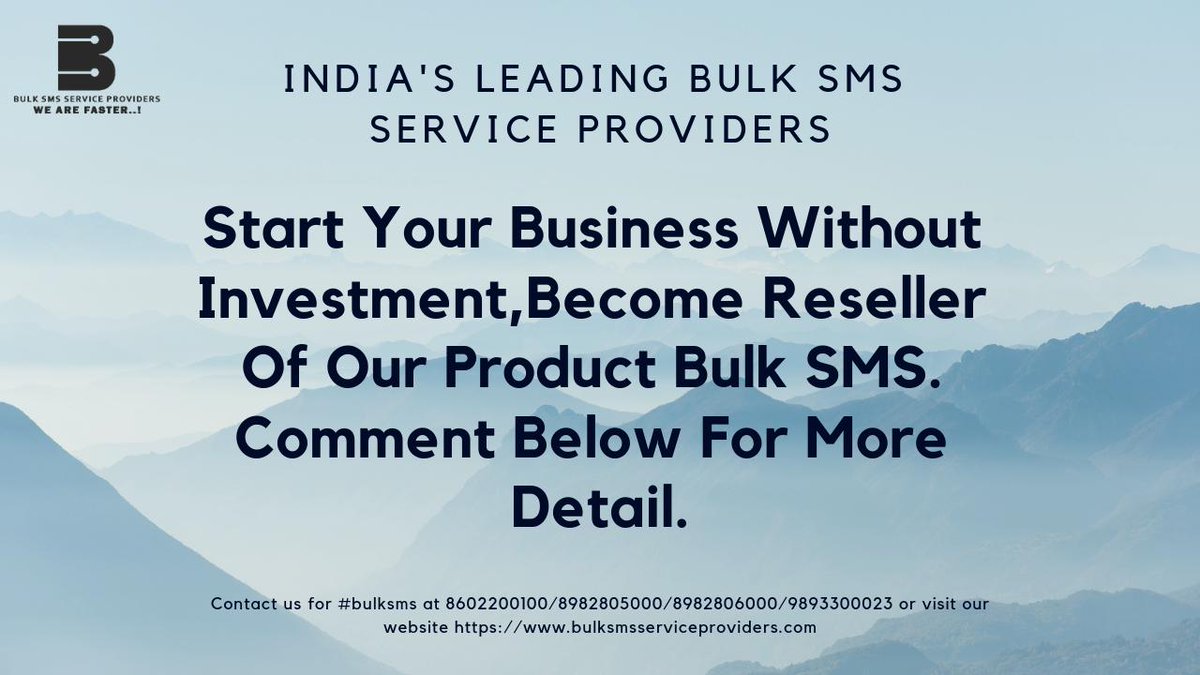 bulksmscompany's tweet photo. #resellerpanel,#bulksmsgateway,#bestresellerpanelprovider,#becomereseller,#bsspresellerprovider,#bulksmsserviceproviders,#bulksmsindia,#bestbulksmsresellerprovider,#mediarichsms,#regionalresellerpanel,#mediarichsmsresellerpanel,#attachmentsmsprovider https://t.co/7kAkLEnucl