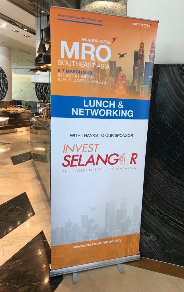 av_week's tweet image. Lunch is served! Sponsored by @InvestSelangor #MROEA @AvWeekEvents