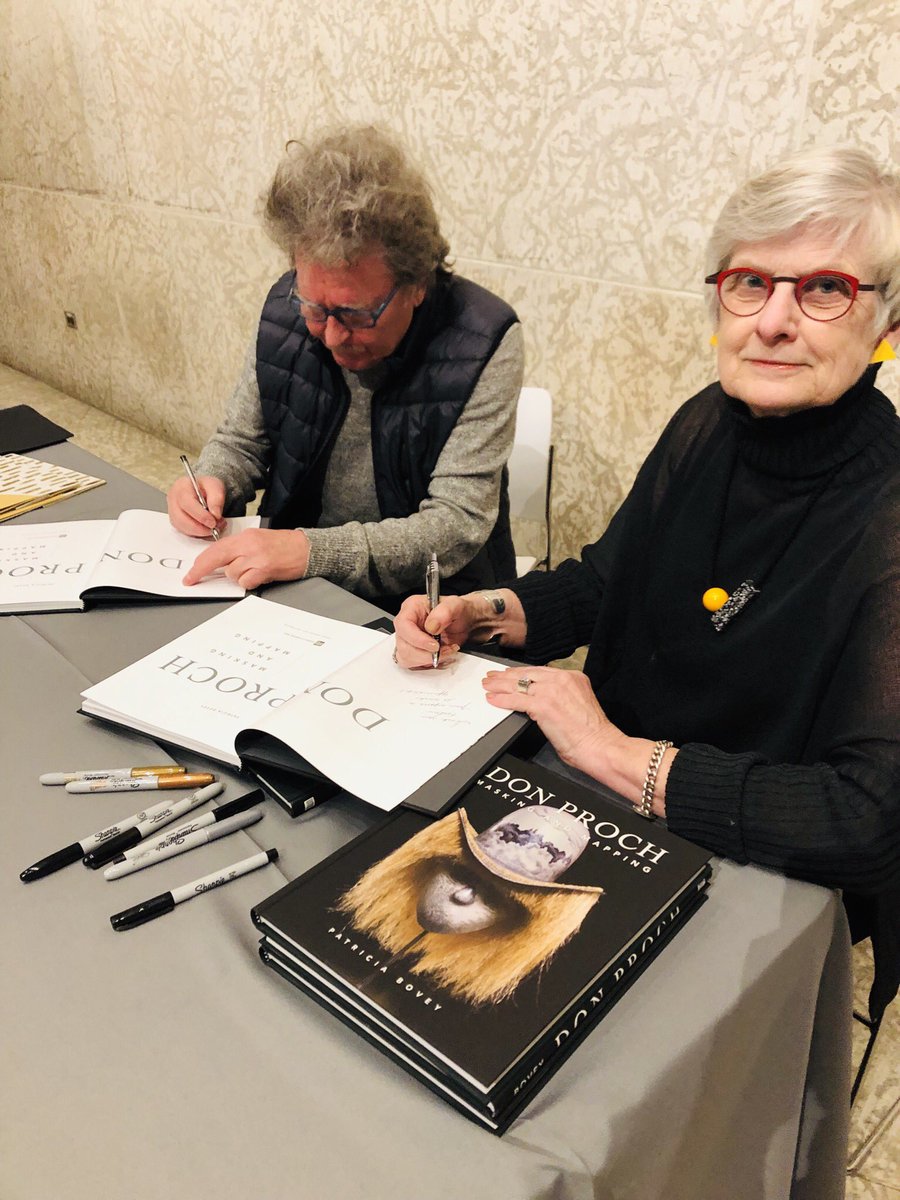 umanitobapress's tweet photo. What a great launch of Don Proch: Masking and Mapping! Thanks to the @wag_ca for being such great hosts, to @mcnallyrobinson for selling books, and to @stephenborys for introducing Patricia Bovey! https://t.co/UOULJI99AP