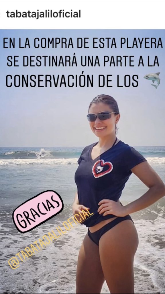 VIExtincion's tweet photo. Nos sentimos muy afortunados y agradecidos por el apoyo incondicional de @Tabatajalilreal  Esta playera hecha a mano por mujeres mexicanas de @Chitugui1 

Al comprarla tu cariño va directo al fondo del mar para apoyar a la conservación de los tiburones #DesmitificandoTiburones https://t.co/HgFqx4o3dz