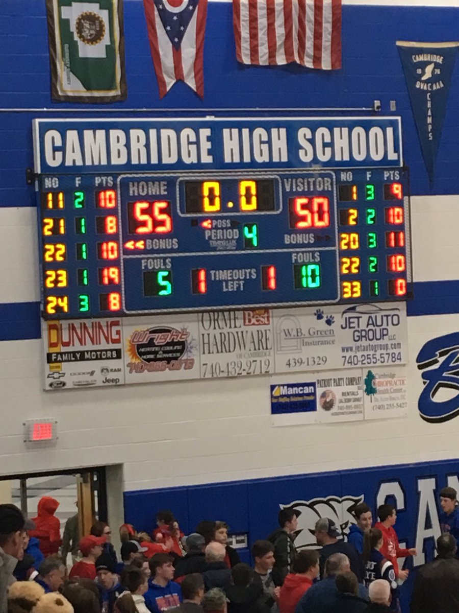 DLautenschleger's tweet photo. @GarawayAthletic holds on to top @FortFryeCadets and advances to a Division III district final on Friday night. @TROhio https://t.co/2HkPwXt0lI