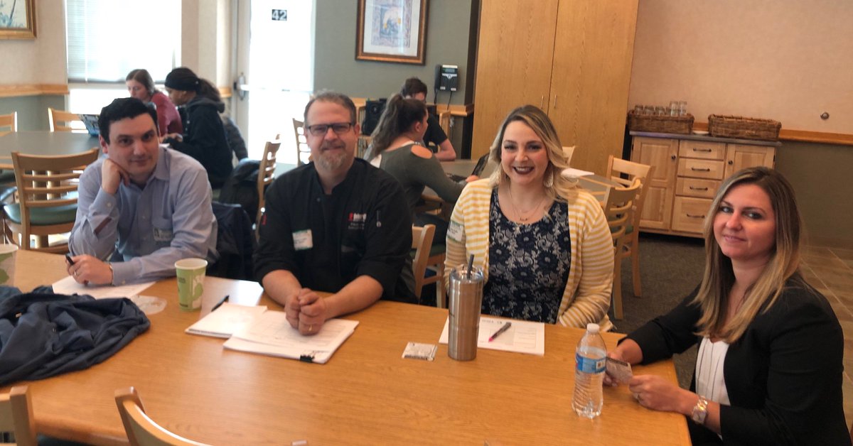 Thank you to our esteemed panel of judges from <a href="/thewebergrill/">WeberGrillRestaurant</a>-their experience in the industry as well as feedback &amp; direction was an integral part of the <a href="/YorkD205/">York High School</a> students success today as they work to create an exciting burger for the Bridge Partnership Program's Burger Battle