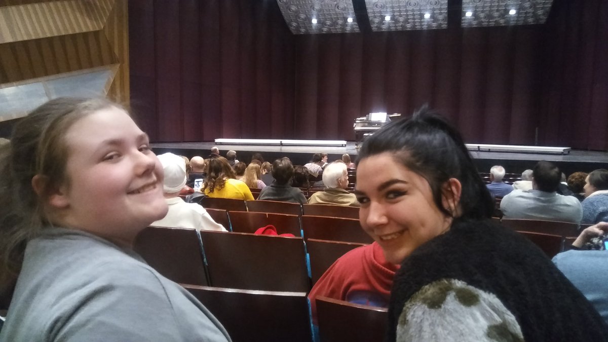 Choir students at <a href="/TheSKyPAC/">The SKyPAC</a> to see the Vienna Boys Choir!