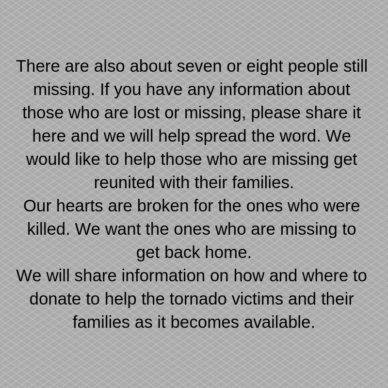 jamey_johnson's tweet photo. Twenty-three people lost their lives in Sunday’s devastation in South Alabama. Here are their names. https://t.co/51GY7dyVdF