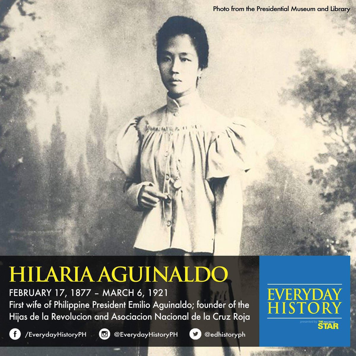 Hilaria Aguinaldo Philippines 7x5 Inch Reprint Photo 