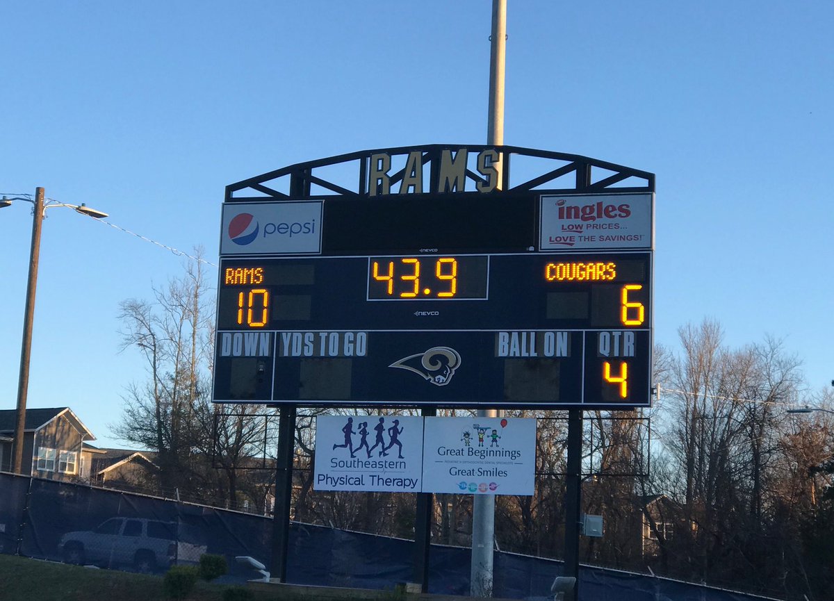 First win of the season! First win in program history! #WeAreRoberson #SticksUp