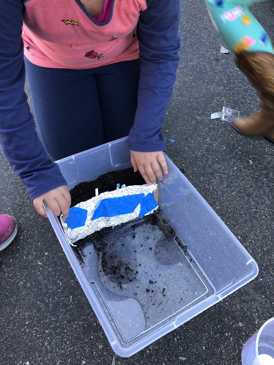 ConnollykLMSV's tweet photo. Fun last day @Madison_Eaglets! Ss created barriers to prevent foood damage and erosion! @CajonValleyUSD @MsSchwappach @CVMaker537 #cvmakerbus #cvmaker537 #MakerEd #STEM https://t.co/sumbIpX2Er