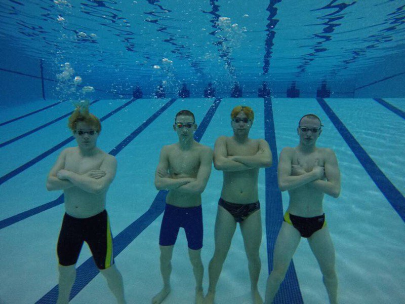 WLCSwimDiveM's tweet photo. These guys are ready for the State meet! Swim fast Vikings!!  @PrincipalMorgan @WLCMaizeCraze @WalledLakeAth @kennethgutman https://t.co/8gMksY1REi