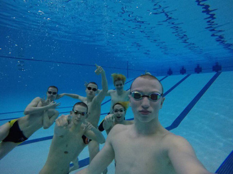 WLCSwimDiveM's tweet photo. These guys are ready for the State meet! Swim fast Vikings!!  @PrincipalMorgan @WLCMaizeCraze @WalledLakeAth @kennethgutman https://t.co/8gMksY1REi