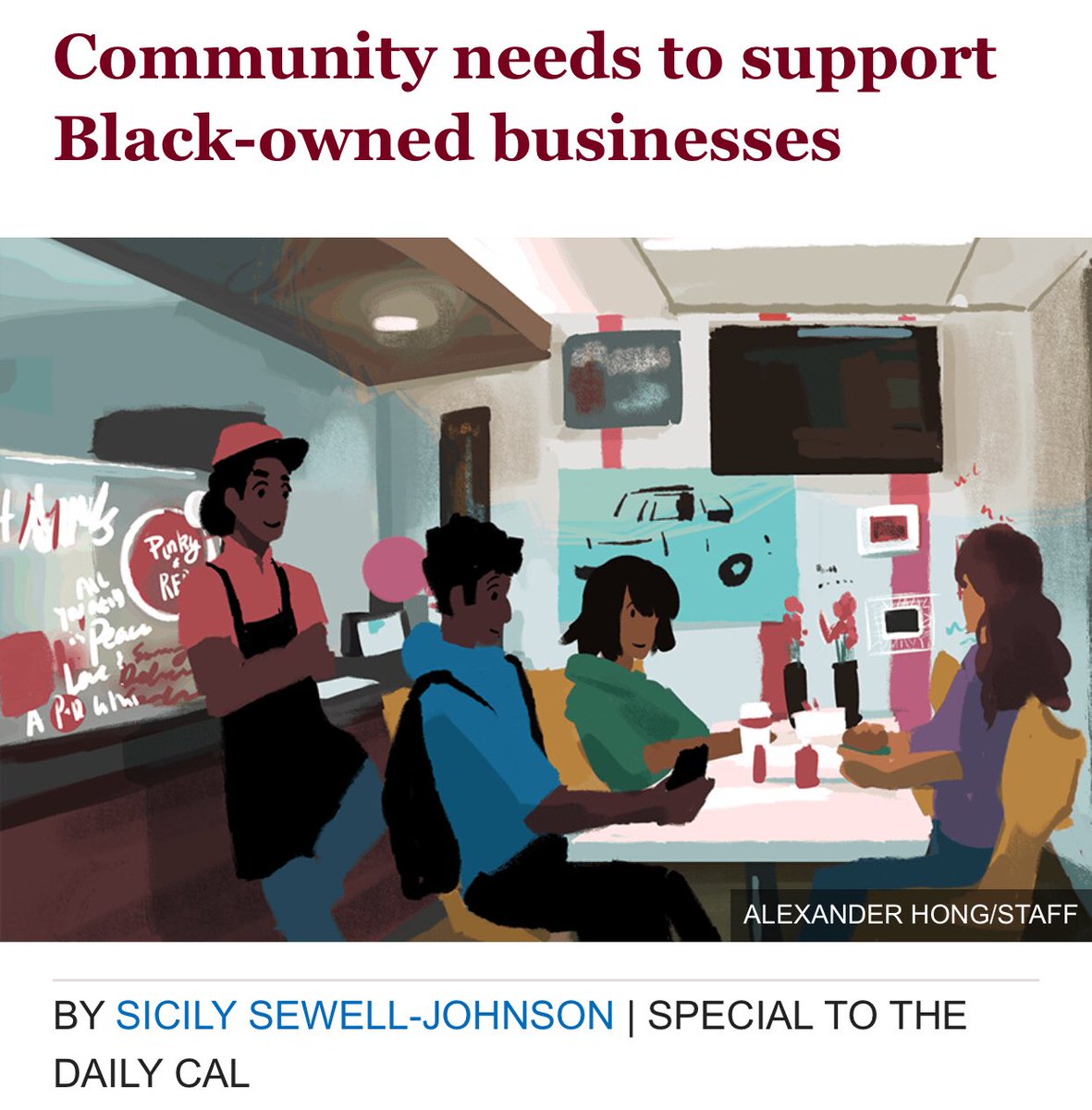 Check out this article written by our very own Sicily Sewell-Johnson, Owner of Pinky and Red’s in Berkeley, highlighting the importance of supporting Black-owned businesses beyond Black History month. 
tinyurl.com/y3krkx92
#berkeleyfood #pinkyandreds #blackhistorymonth