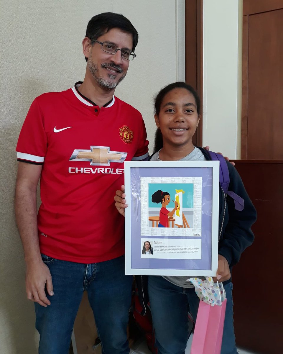 FIUSCIS's tweet photo. Dominique from FIU CodeHer club wins 1st place for a second consecutive year😍
💙Congratulations Dominique well done👏👏👏 @marioerasom
#CodeHer #CodeHerFIU #FIUSCIS #CodeArtMiami #FIUCEC
#fiucodingclubs
#coding #miami #tech #computerscience #futureisus https://t.co/dWFOWU8M6j