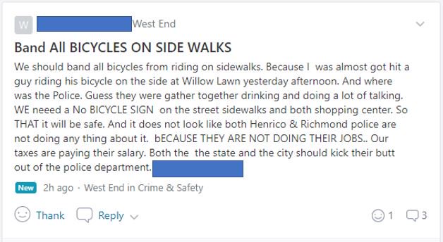 rjschnizler's tweet photo. If you're not on Nextdoor, you're missing comedic gold like this. @PFTCommenter is this you? https://t.co/X79jsSHtFj