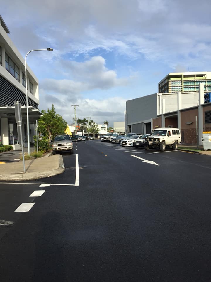 JasonOPray's tweet image. George Street road reseal #getinthelittlethingsright #sunshinecoast #qldpol #auspol