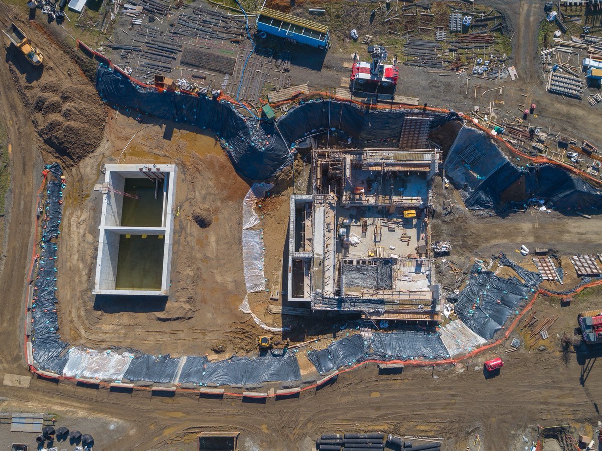 JohnJackley's tweet photo. Saturday's construction project was a windy, gusty shoot but the Phantom 4 Pro did its usual amazing job. #UAV #UAS #Drone #DroneServices #AerialVideo #AerialPhotography #AerialDataCollection #DJI #RealEstate #Construction #Ports #Mapping #Communications #PublicAffairs #Strategy https://t.co/8gN2EmLWKS