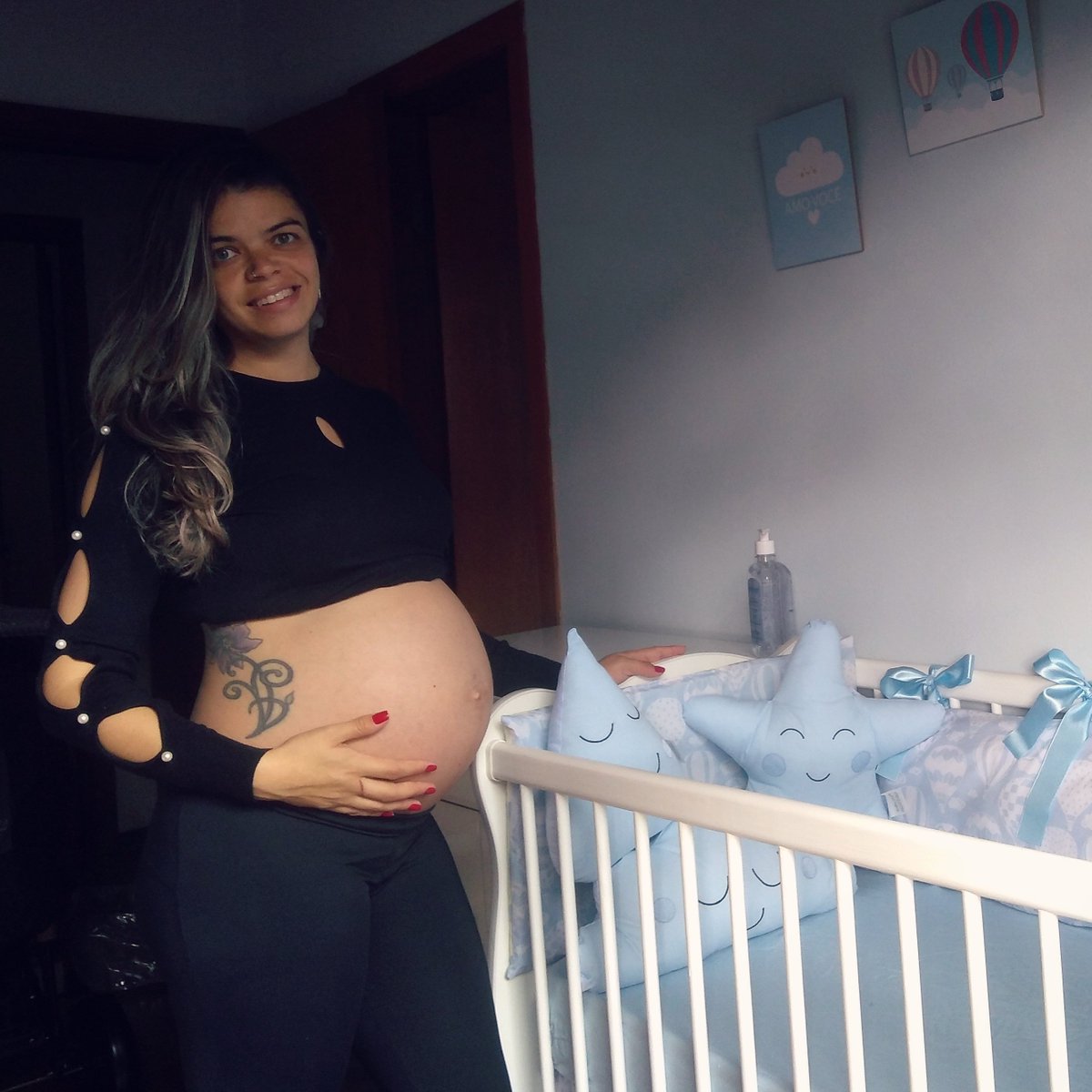manuzinha's tweet photo. Pietro chegando! 36 semanas e 6 dias... 💙🤰 https://t.co/ymU0I6JvtW