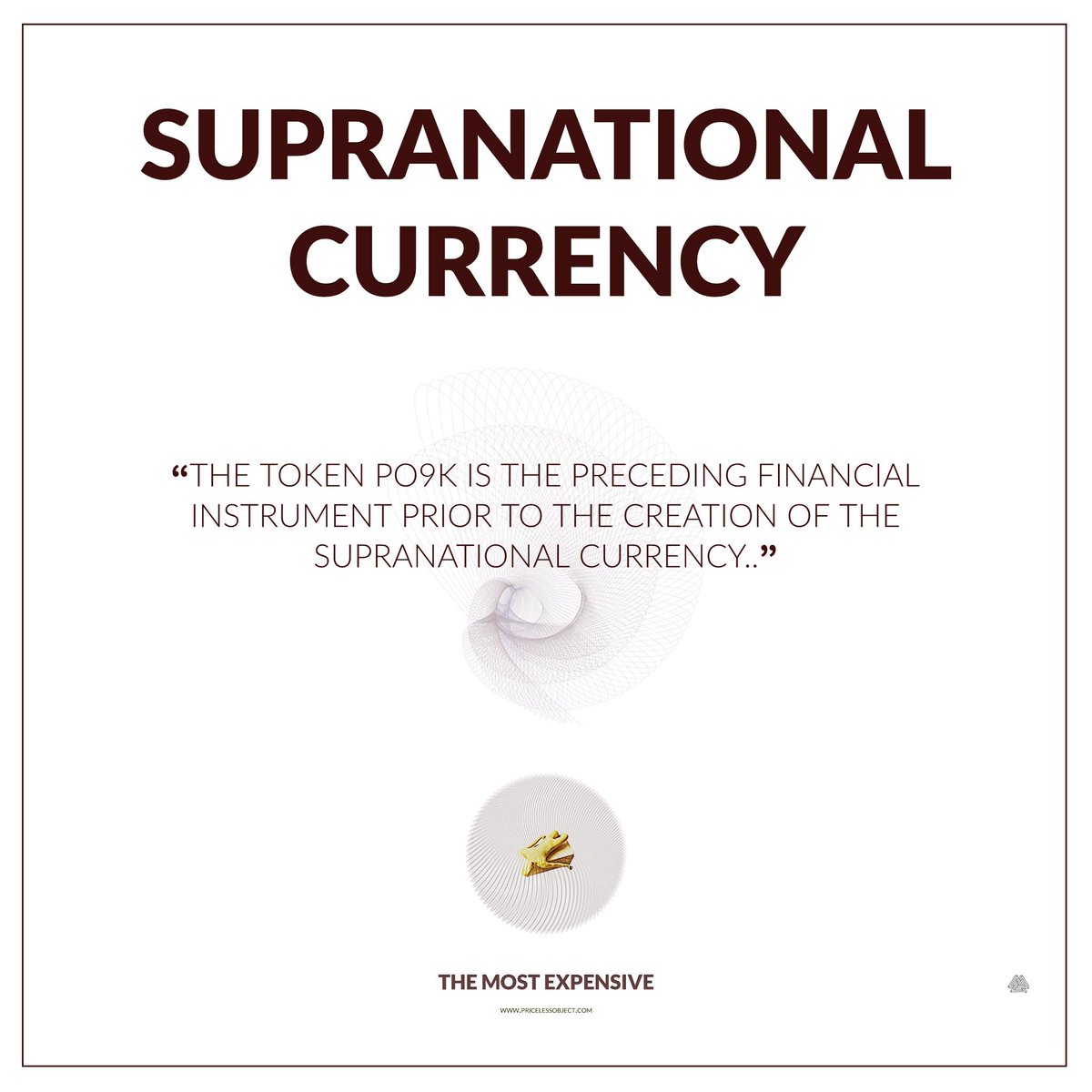 PO9KToken's tweet photo. The Pioneering PO9K holders will be privileged during the financial reconversion PO9K – supranational currency in the very near future. #cryp #cryptocurrency #icomarketing #po9k #po9ktoken #blockchain #pricelessobject #worldcitizen #worldcitizenship https://t.co/58wcZoGCbt