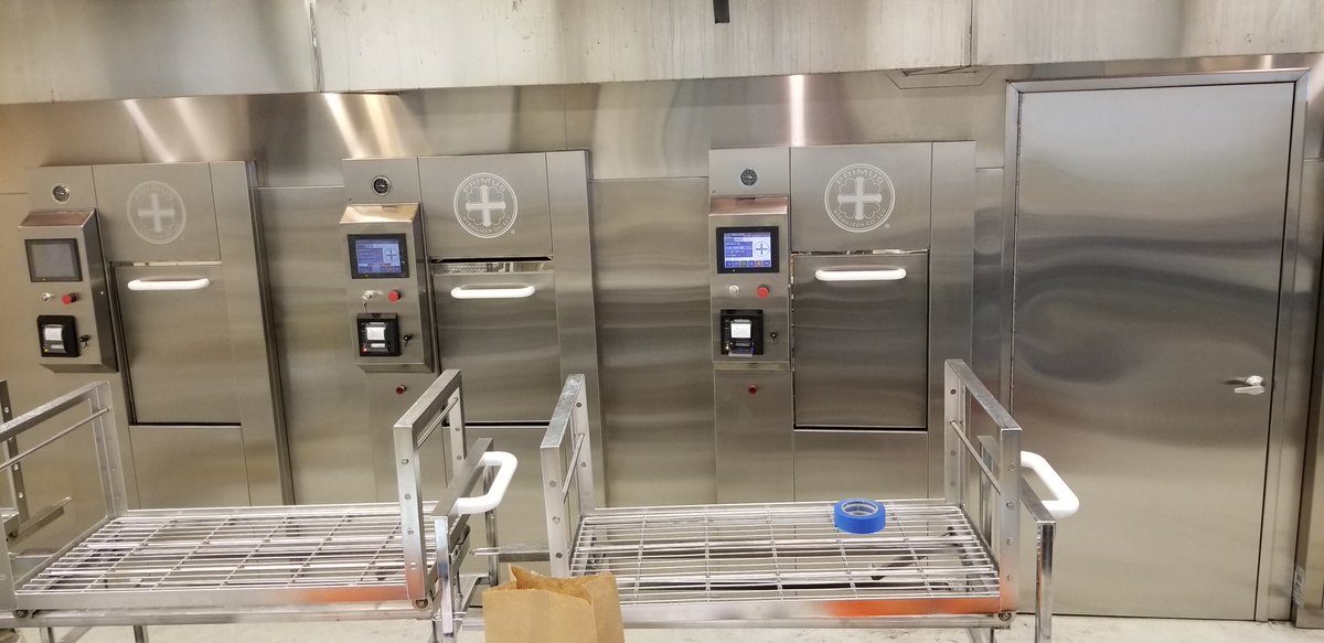 LBRScientific's tweet photo. Finished the fabrication and installation of the mod wall around the @PRIMUSLLC Autoclaves at the Westchester County DOH. #lbrinstalls #autoclaves https://t.co/BG7E0tEpp2