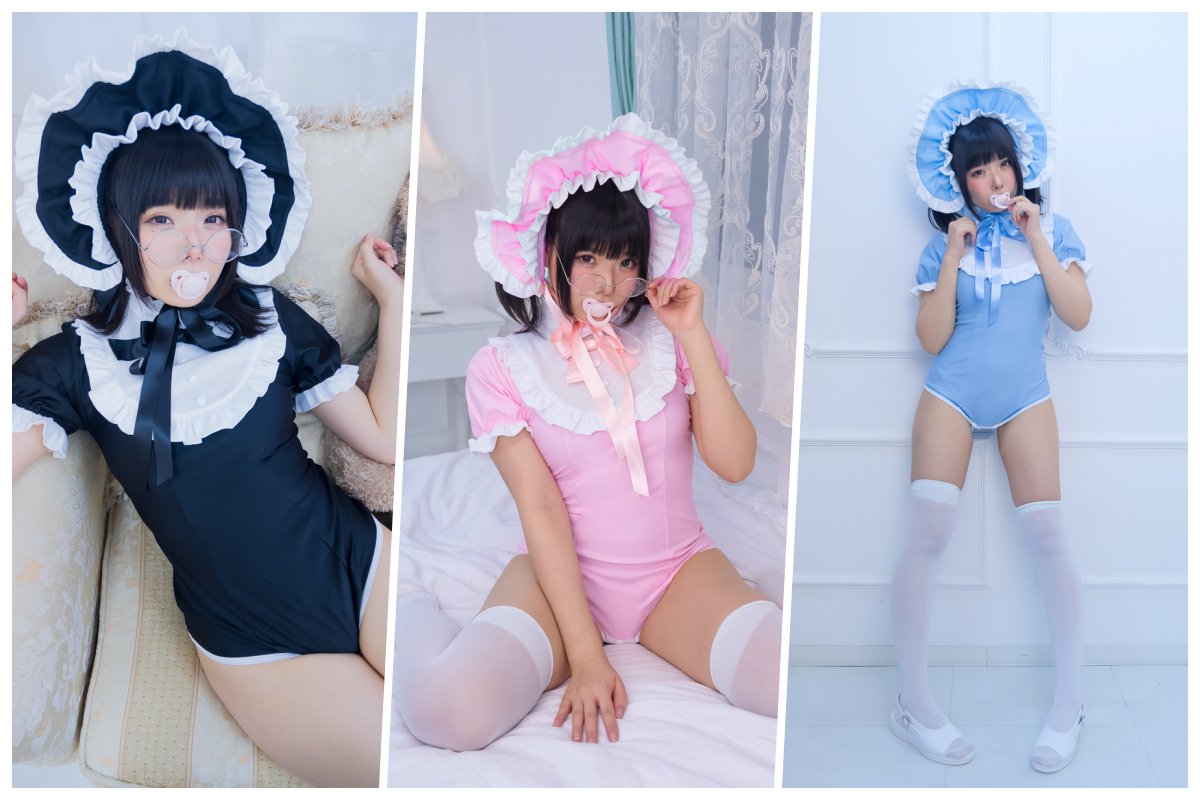 fiction_school's tweet photo. 新作のシュガーロンパースの初回受注予約は3/8までです。現在人気なのはロンパースとボンネットのセットです。https://t.co/uyXJ708uIw #大人だってオギャりたい #シュガーロンパース https://t.co/nZQTBVM5In