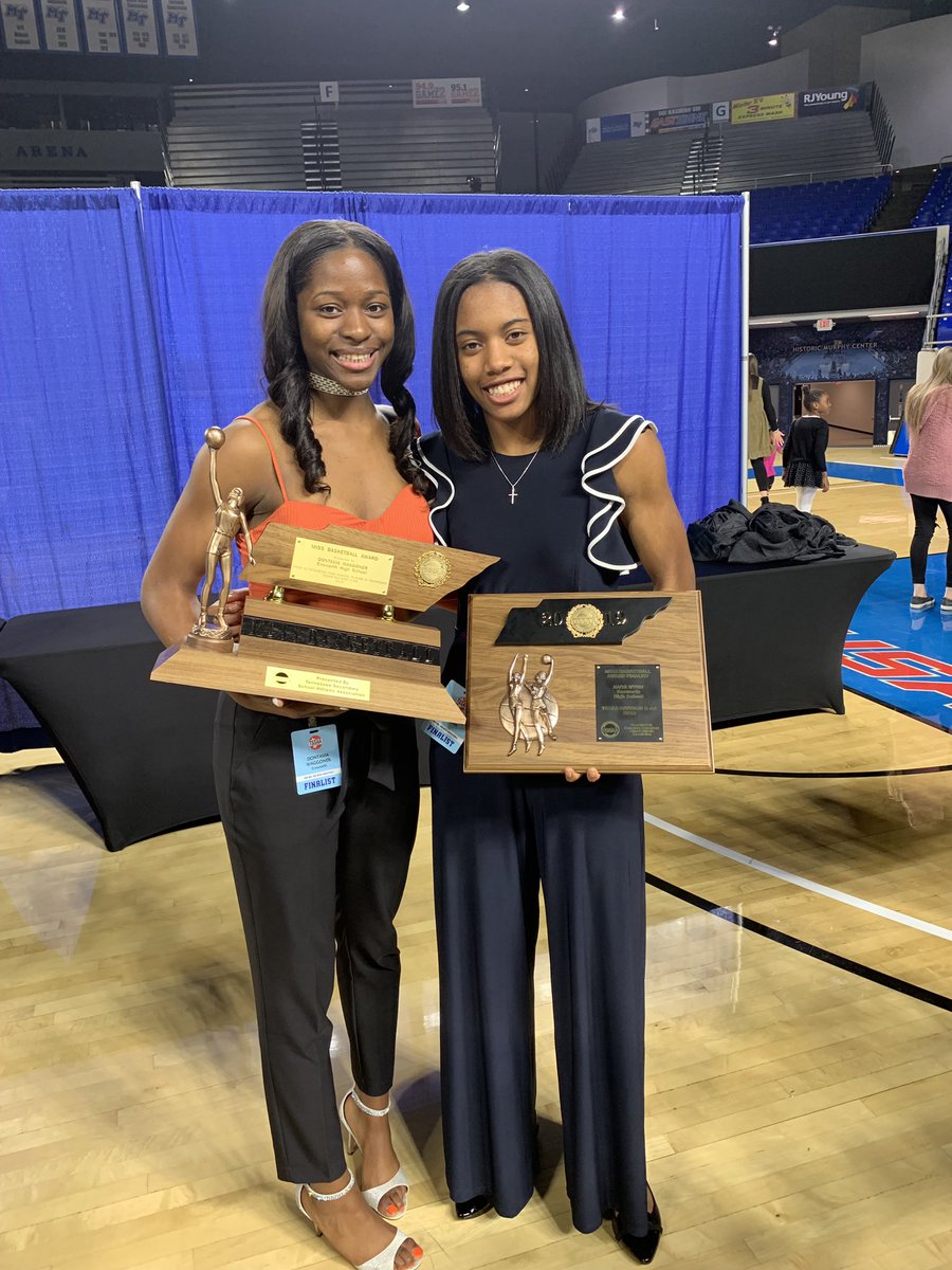 EnsworthTigers's tweet photo. Congratulations to the 2019 Miss Basketball Award recipient Dontavia Waggoner and Miss Basketball Finalist Kaiya Wynn. https://t.co/omc3xcaOB3