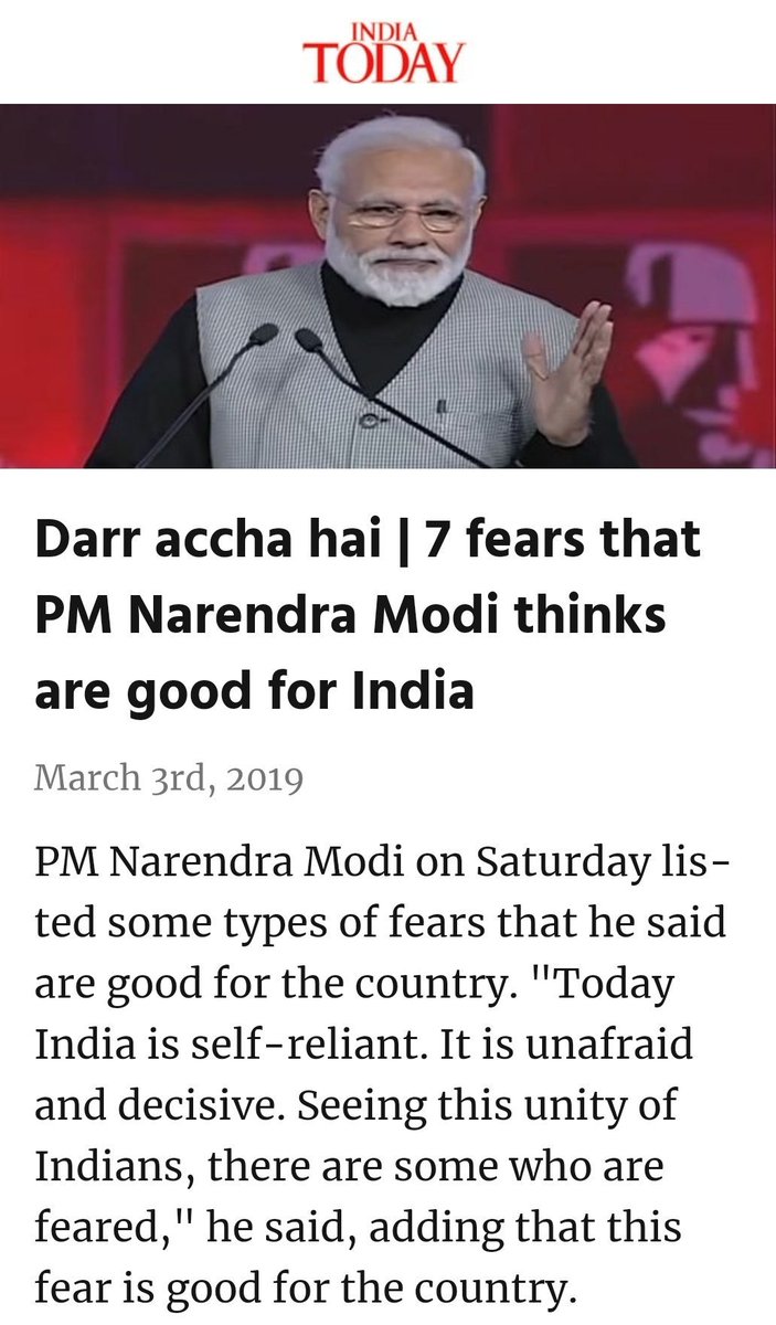 drshraddha16's tweet image. #HowsThekhauf bout Modi..
Khauf that he won&apos;t spare any1
Khauf that he won&apos;t think twice to walk d talk
Khauf that he has united India n Indians like never be
Khauf that he will fix everything which they have messed up for so long

#WhyTheyHateModi 
#IndiaFirstModiBest
