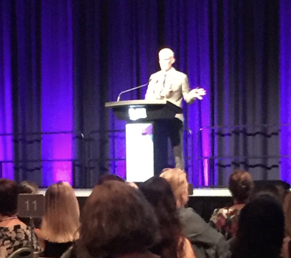 Loving the inspiring presentation from <a href="/Craig_Foster/">Craig Foster</a> at the <a href="/qldhealthnews/">Queensland Health</a> Aspiring women Leaders conference @OnTalentAus