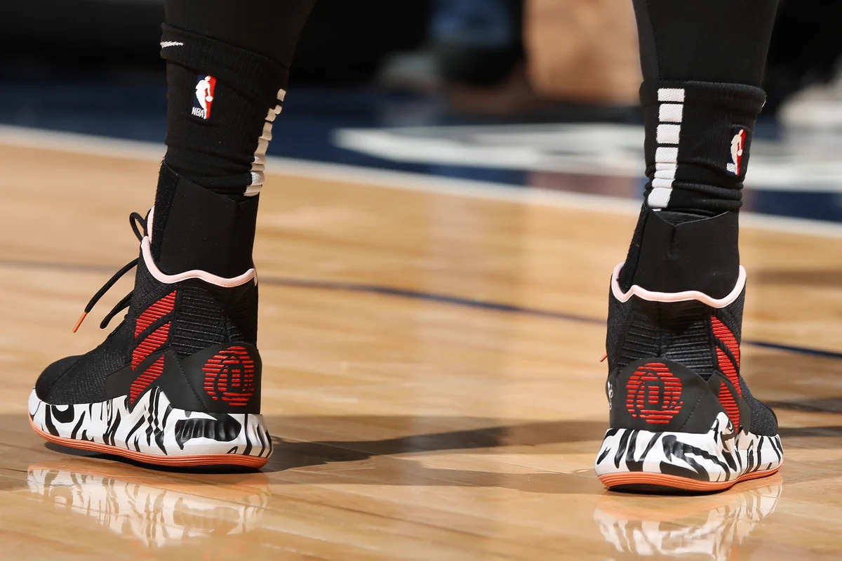 Derrick Rose ankle brace