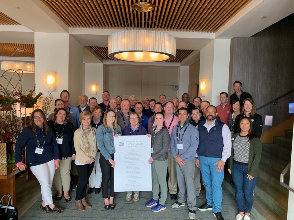 CDGAFoundation's tweet photo. Inspiring to spend a few days with so many people passionate about growing the game we all love. Thanks to @yocgolf for a great #YOCSummit19 in Monterey! https://t.co/qNdqi238oB