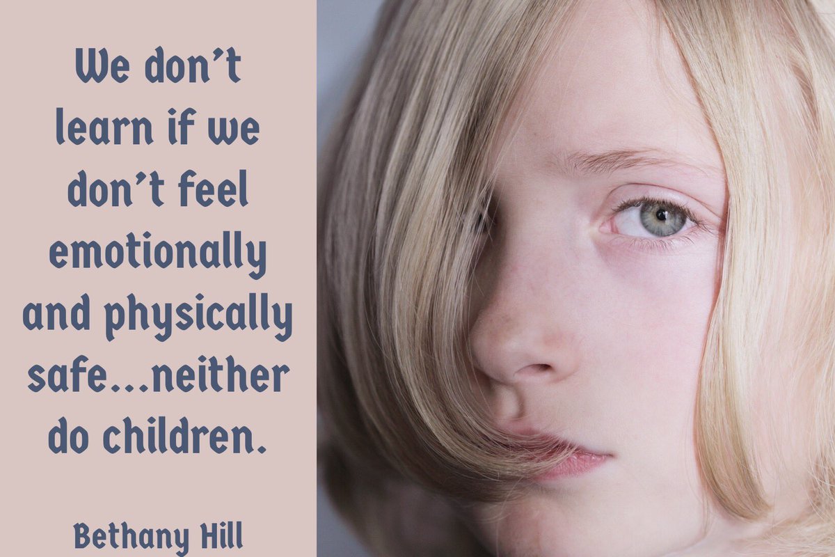 bethhill2829's tweet photo. Some days, kids don’t come to school ready to learn. These are the days when validating them for being there, helping them feel safe, regulate their emotions, and reminding them they are loved, are the best lessons we can provide for them. 

#JoyfulLeaders  #traumainformed https://t.co/9BtQObpPzQ