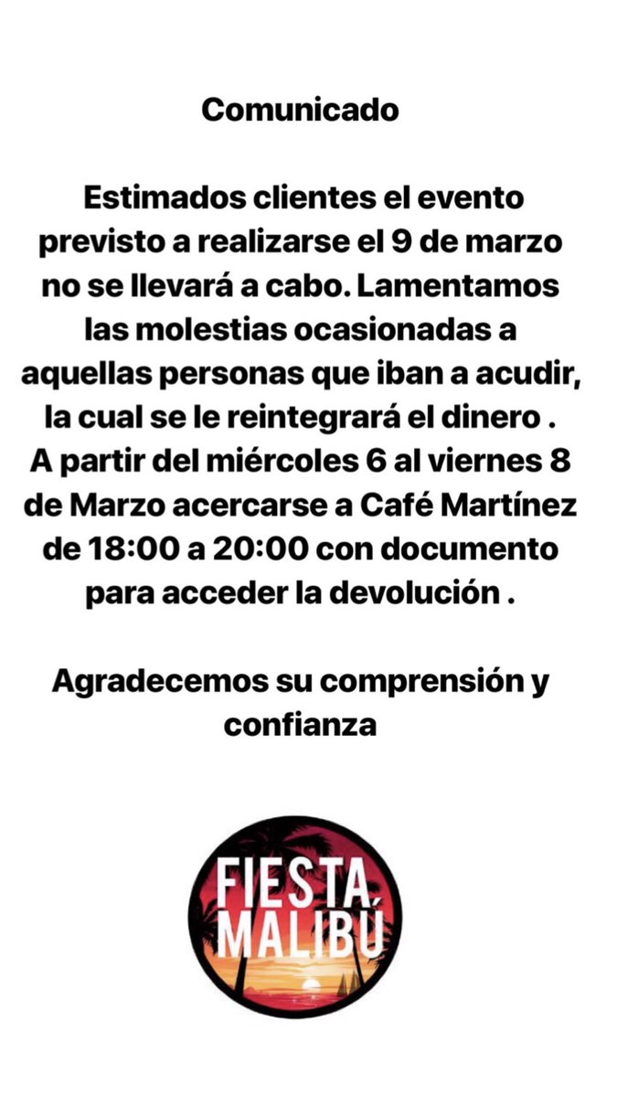 Fiesta Malibú (@fiestamalibu) on Twitter photo 