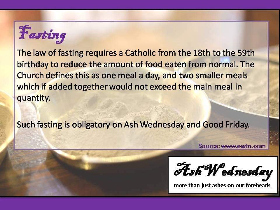 cssrupdates's tweet photo. Today, and all the Fridays of Lent, the Catholic Church calls on the faithful to fast and abstain.
#AshWednesday2019 https://t.co/9AYL4gwpi8
