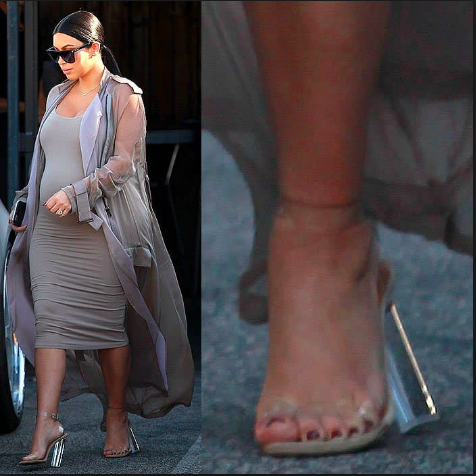 AutobotsC's tweet photo. Kim K started the publicity of the clear heels. After the tabloids spread the news, fast fashion outlets adopted the trend, making different styles with the same idea. #ClearHeels #EarlyAdopter https://t.co/i6znZ7hdNo