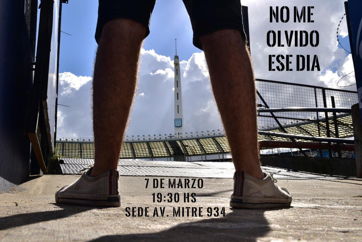 Facunicolas23's tweet photo. Este jueves a las 19:30 "No me olvido ese día" un documental que refleja todo lo que se vivió hace 20 años atrás. Una gran idea de @DptoCulturaRC. ¿La entrada? Un alimento no pedecedero para ayudar a los amigos de @MerenderoAcade. Si siempre estuvimos, vas a fallar? Te esperamos! https://t.co/k0Gkvy2gsV