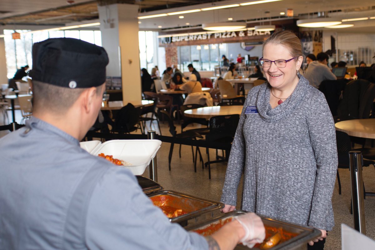 NU_Dining's tweet photo. Our Pop-Up Series, Fat Tuesday with Executive Chef Mark Angeles was a hit! Students enjoyed Mardi Gras inspired cuisine, curated by Chef Mark! Don’t miss out on our next Pop-up with Executive Chef Mark Angeles! #NUeats
#FatTuesday
#MardiGras
#PopUpSeries
#ChartwellsCentral https://t.co/lcft2M6iC4