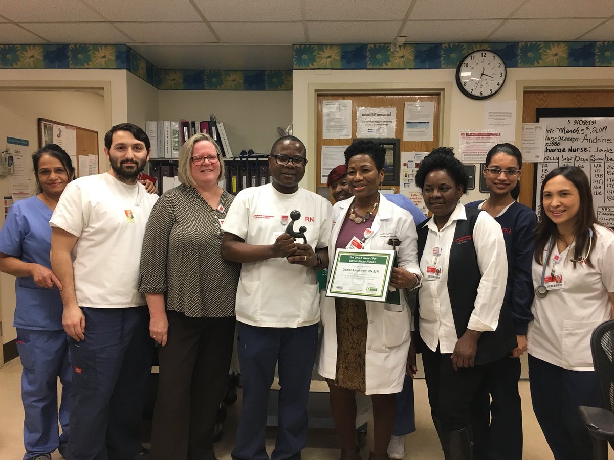 Missy1pao's tweet photo. Congratulations Daniel for being NYP/Lawrence’s latest recipient of the Daisy Award. https://t.co/HRgevTX19z