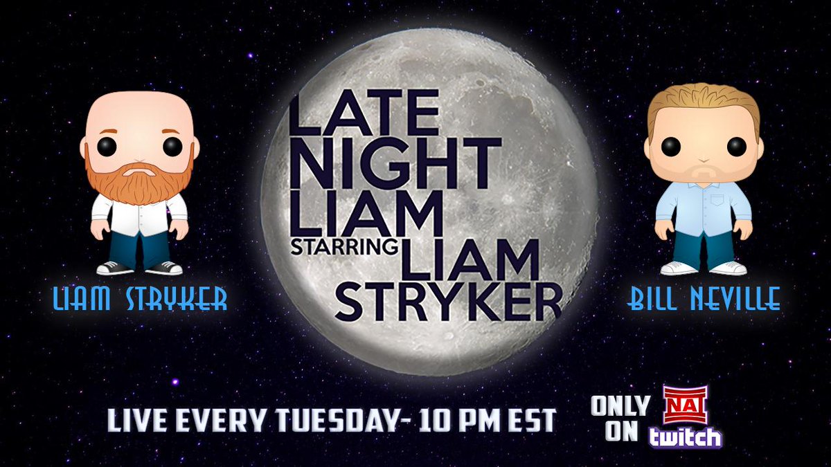 NewAgeInsiders's tweet photo. Join @LiamNAI and @BillNevilleNAI RIGHT NOW for an #AskUsAnything Edition of #LateNightLiam!
WATCH AND INTERACT: https://t.co/LhGkXWumWl https://t.co/xrD7ybeHe3