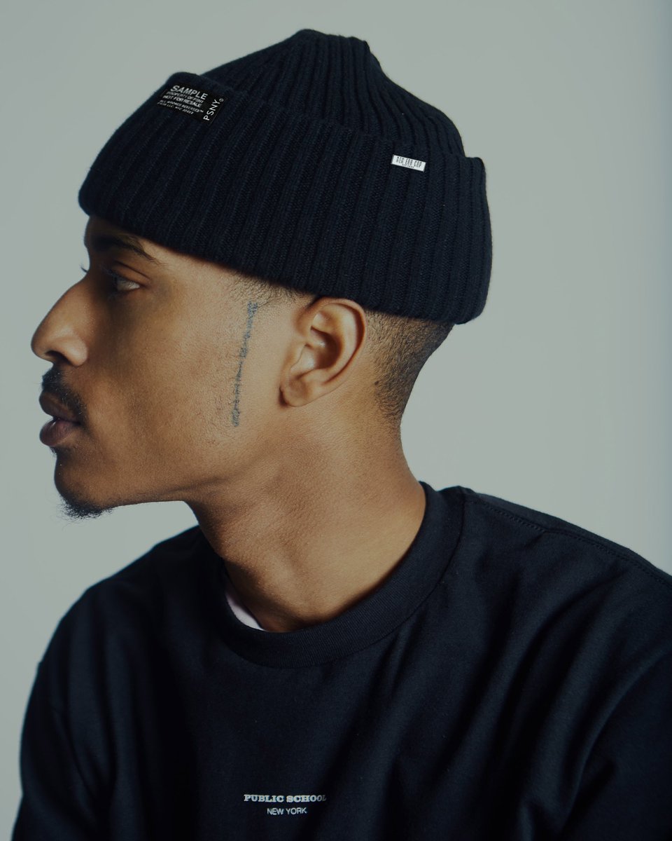 Introducing the sample cashmere beanie, made in collaboration with <a href="/NewEraCap/">New Era Cap</a>. Offered in both gold and black. Available now at publicschoolnyc.com