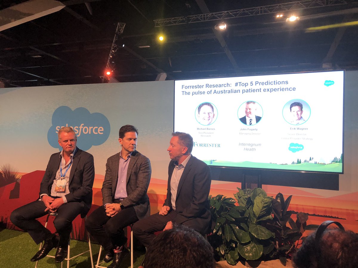 ManovelInnovate's tweet photo. Patient experience insights from John Fogarty at #SalesforceTour #AccentureHealth https://t.co/Q6Gp1zOdKw
