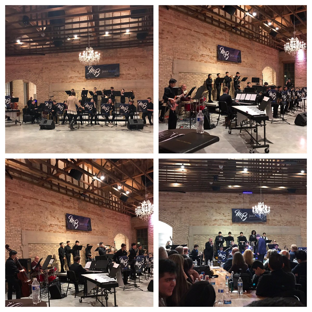 michellecampvaz's tweet photo. What a great night of jazz honoring the fantastic Mark Bettcher! @d300CMS @D300AMS @DundeeCrownHS @D300FineArts https://t.co/bG4LG855Hz