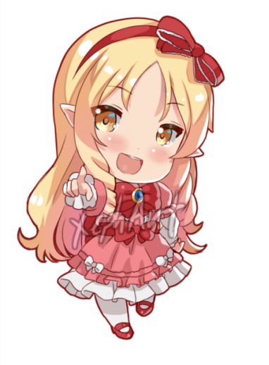 Emily From Eromanga Sensei

I meant Elf :v 