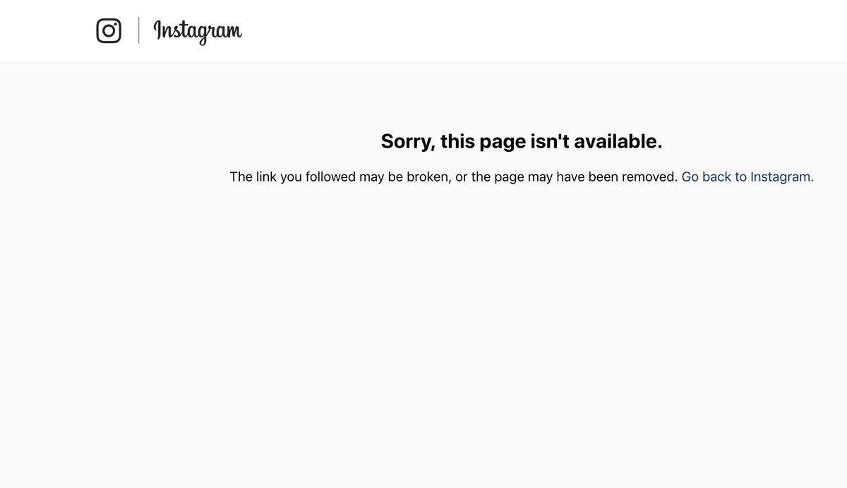 a spox says there are a number of reasons why an account s no longer accessible if the account holder deleted the account deactivated the account - instagram says followed by but not