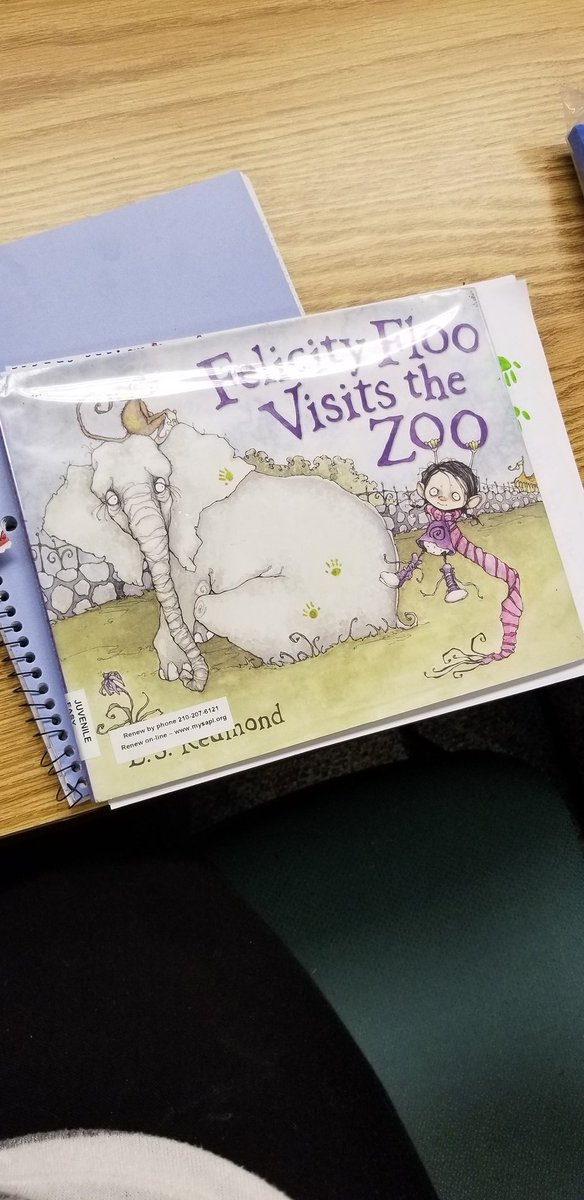 Stefani15732870's tweet photo. Read Felicity Floo Visits the Zoo in @UTSA_SEE_MATH! We grouped goopy green hands and answered word problems!#UTSABlockb901 https://t.co/5RrS8RALeL