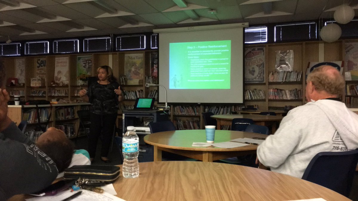 SchCultureDCPS's tweet photo. What a great #ParentAcademy session today at Normandy Village ES! Our team partnered with Parent Academy to present #PBISatHome Thank you to Deirdra & Kimberly for an informative presentation! #DCPS #GettingBehaviorsInShape #Expectations #TeamDuval https://t.co/l51I4KKi49