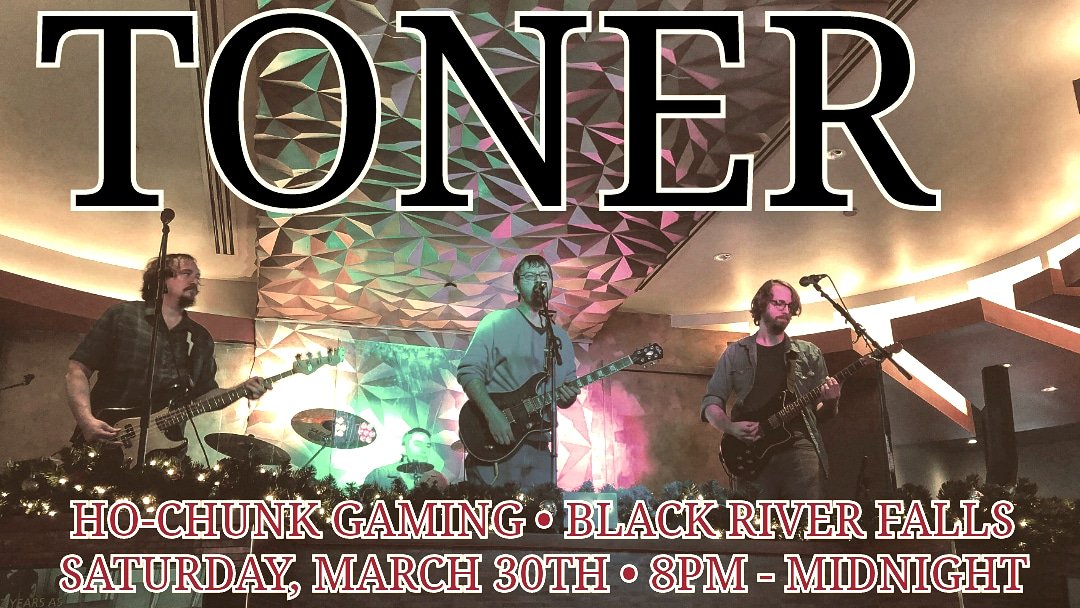 TonerBand's tweet photo. Returning to the casino stage on Saturday, March 30th! https://t.co/haViUEo3xC