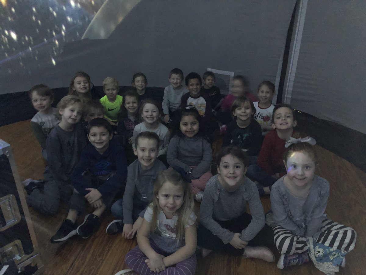 These cuties were in awe during our visit to the Planetarium today! ❤️🌎🌖⭐️☀️ #thisiskindergarten #thisisSBE