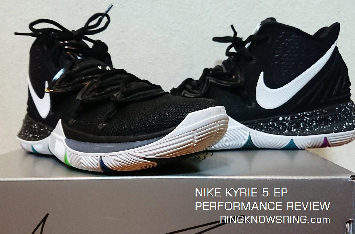 Kyrie 5 EP 'Black All' Nike AO2919 001 GOAT